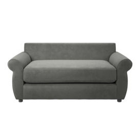 ScS Living Grey Fabric Hoxton Velvet Dog Sofa