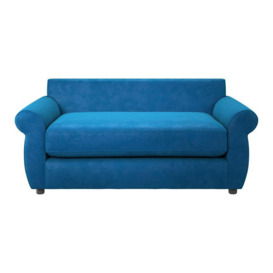 ScS Living Blue Fabric Hoxton Velvet Dog Sofa