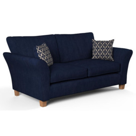 Blue Aquaclean Mollie Fabric 3 Seater Sofa