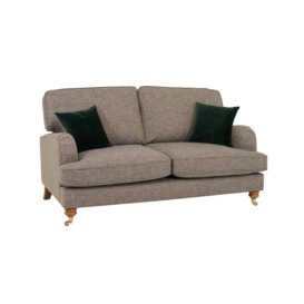ScS Living Brown Jack Fabric 2 Seater Sofa