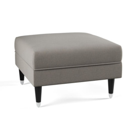Grey Ideal Home Freda Fabric Standard Footstool