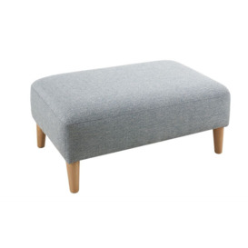 ScS Living Blue Mae Fabric Bench Footstool