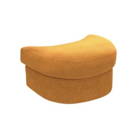 Ideal Home Orange Fraser Fabric Twister Footstool