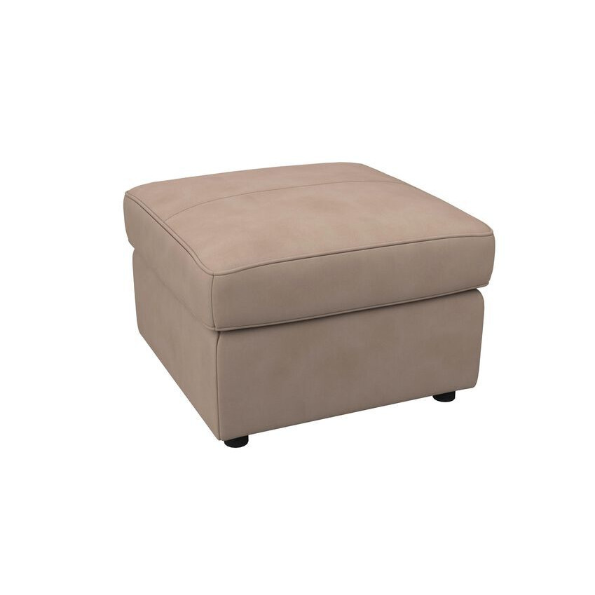 ScS Living Brown Fabric Griffin Standard Footstool