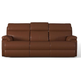 ScS Living Brown Reuben 3 Seater Sofa