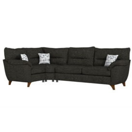 ScS Living Grey Remi Fabric 3 Corner 1 Sofa