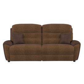 La-Z-Boy Brown Columbus Fabric 3 Seater Sofa
