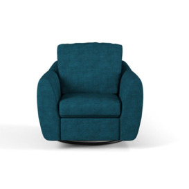 G Plan Green Brighton Fabric Swivel Chair