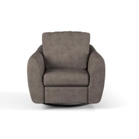 G Plan Grey Brighton Fabric Swivel Chair