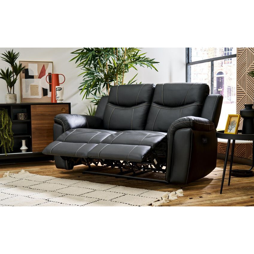ScS Living Grayson Leather Seater Power Recliner Sofa by SCS