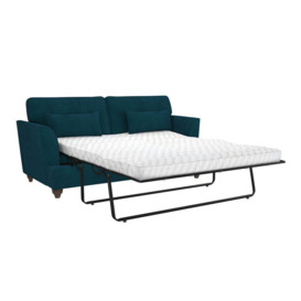 ScS Living Teal Bonnie Fabric 3 Seater Sofa Bed