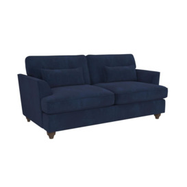 ScS Living Blue Bonnie Fabric 3 Seater Sofa