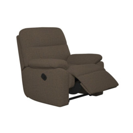 La-Z-Boy Brown Alabama Fabric Manual Recliner Chair