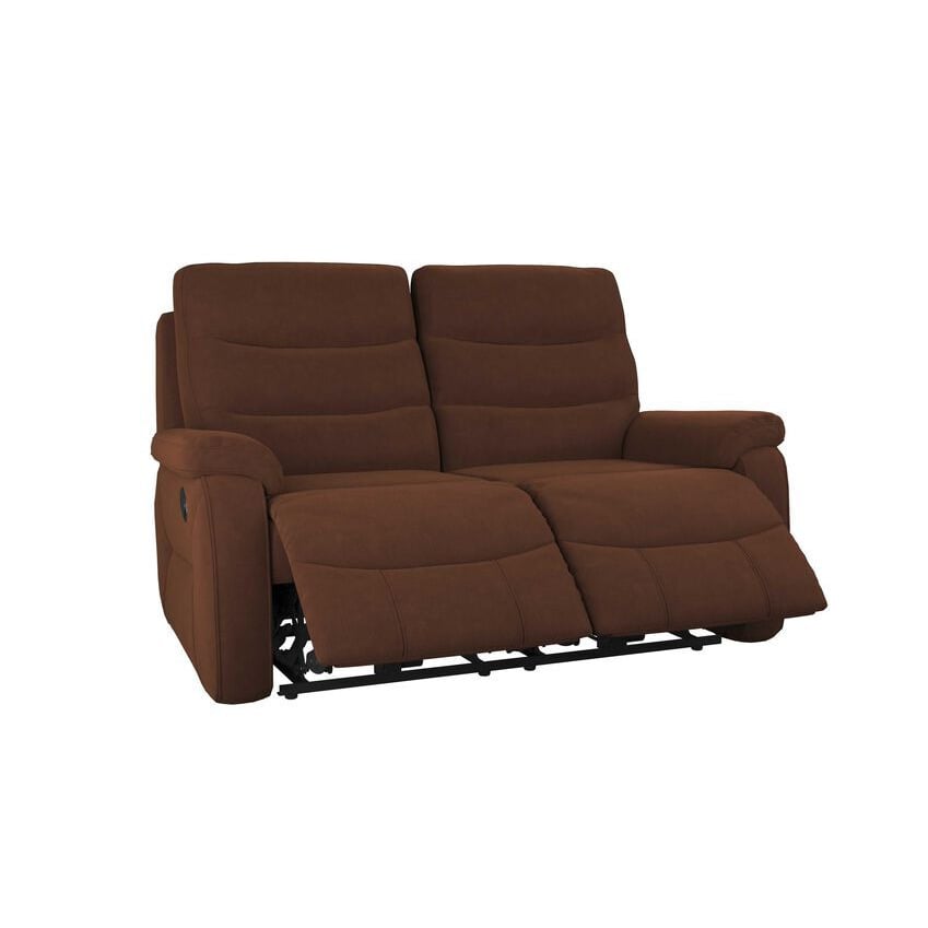 La-Z-Boy Brown Fabric Tucson 2 Seater Manual Recliner Sofa
