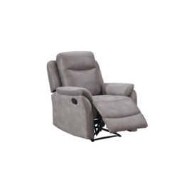 Endurance Grey Eli Fabric Manual Recliner Chair