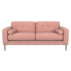 Paloma Home Pink Spiced Up Fabric Large 3 Seater Sofa