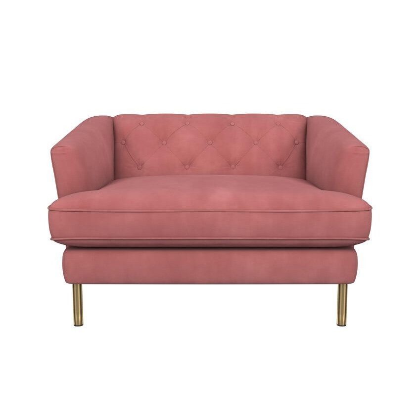 Paloma Home Pink Boudoir Fabric Love Chair