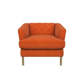 Paloma Home Orange Boudoir Fabric Standard Chair