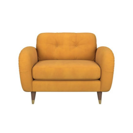 Paloma Home Yellow Lady Muck Fabric Love Chair