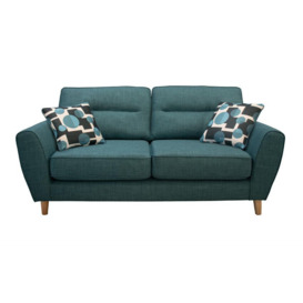 ScS Living Blue Willow Fabric 2 Seater Sofa