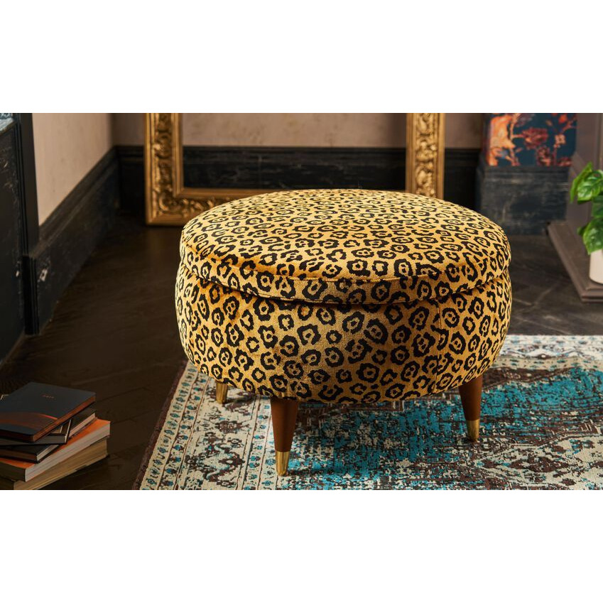 Paloma Home Down to Earth Fabric Storage Footstool