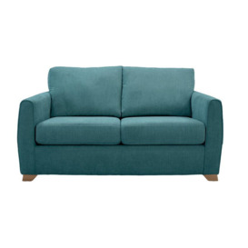 ScS Living Blue Slumber Fabric 2 Seater Sofa Bed