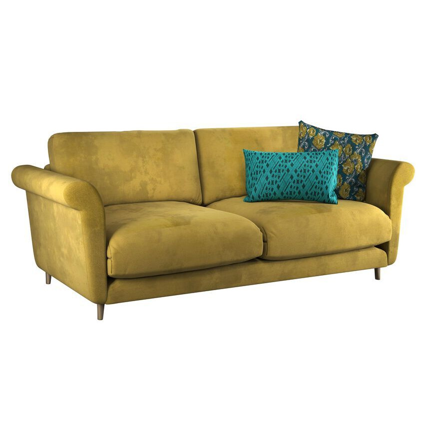 Green LLB Carnaby Fabric 3 Seater Sofa
