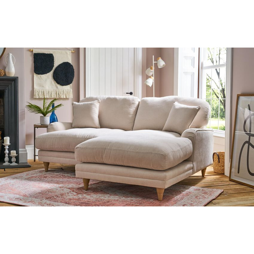 ScS Living Marshmallow Fabric 3 Seater Sofa Right Hand Facing Chaise