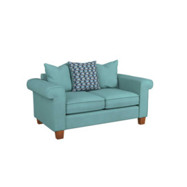 ScS Living Blue Ellie Fabric 2 Seater Scatter Back Sofa