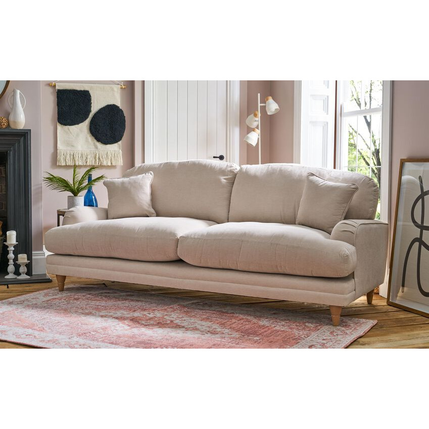 ScS Living Marshmallow Fabric 4 Seater Sofa
