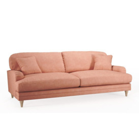 ScS Living Pink Marshmallow Fabric 4 Seater Sofa