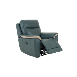 ScS Living Blue Ethan Manual Recliner Chair