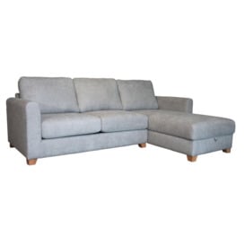 ScS Living Grey Aisling Fabric Right Hand Facing Chaise Sofa Bed