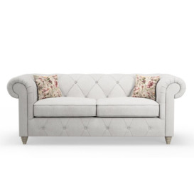 ScS Living Grey Abbey Fabric 3 Seater Sofa