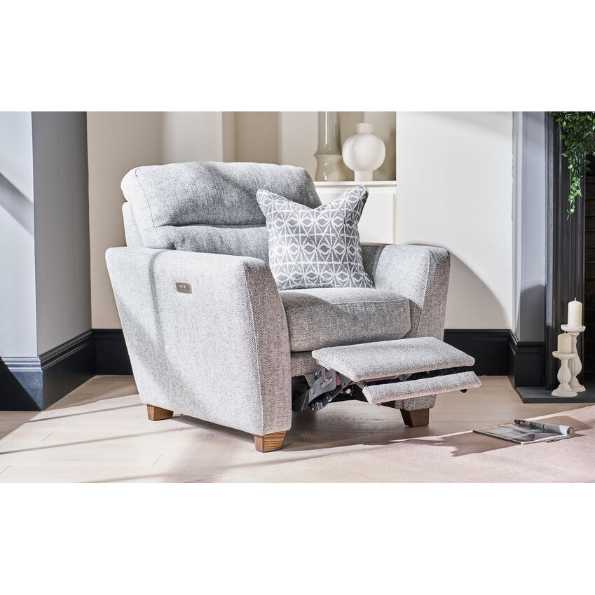 Ideal Home Aurelia Fabric Power Recliner Chair
