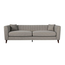 ScS Living Grey Margo Fabric 4 Seater Sofa