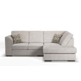 ScS Living Grey Fabric Pasadena Boucle 2 Corner 1 Right Hand Facing Chaise Sofa