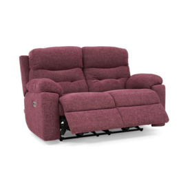 La-Z-Boy Purple Belmar Fabric 2 Seater Power Recliner Sofa with Head Tilt & Lumbar