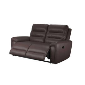 ScS Living Brown Jace 2 Seater Manual Recliner Sofa