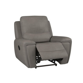 Endurance Grey Prescott Manual Recliner Chair