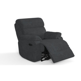 ScS Living Green Fabric Reuben Power Recliner Chair with Head Tilt & Lumbar