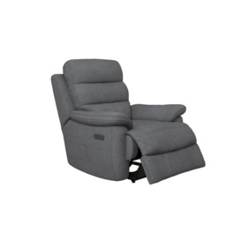 ScS Living Green Fabric Griffin Power Recliner Chair with Bluetooth