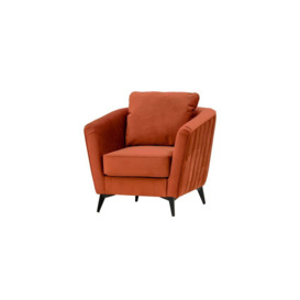ScS Living Orange Margo Fabric Accent Chair