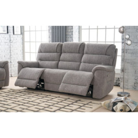 La-Z-Boy Fabric Parker 3 Seater Manual Recliner Sofa with Latch
