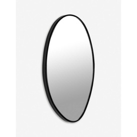 Marie Michielssen oval steel mirror 29.5m - thumbnail 1