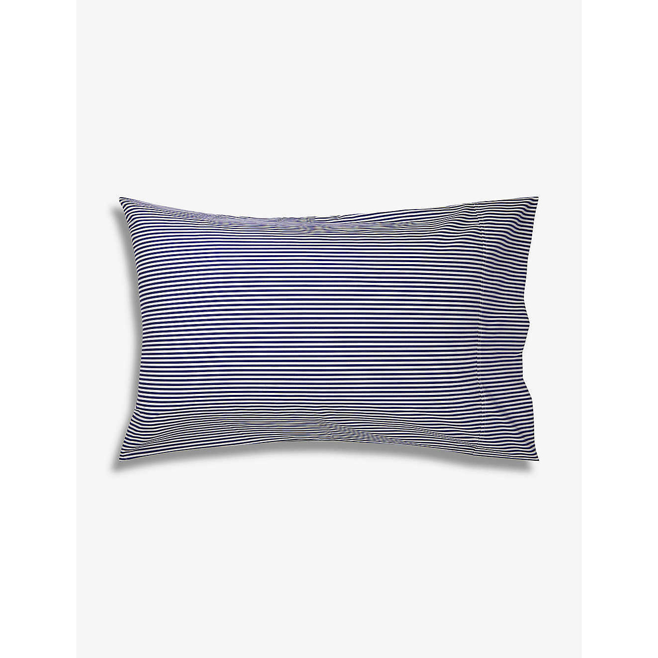 Shirting striped organic cotton pillowcase 53cm x 81cm - image 1