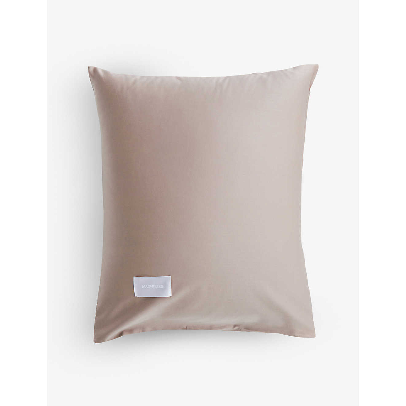 Pure sateen organic-cotton pillowcase 50cm x 75cm