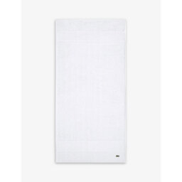 Lacoste Le Croco Logo-Embroidered Cotton Hand Towel 50cm x 100cm - thumbnail 1