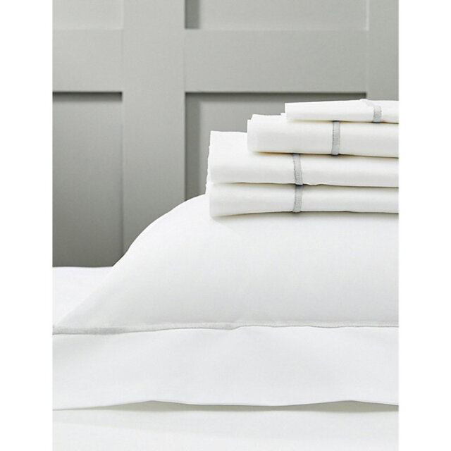 The White Company Savoy Cotton Flat Sheet