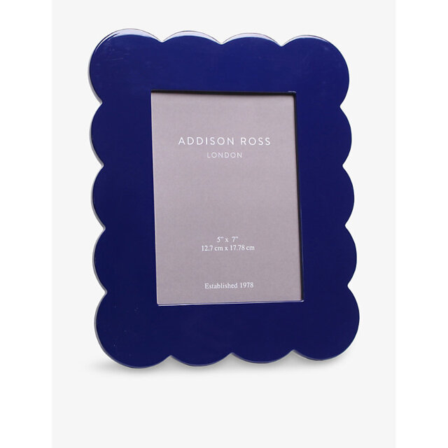 Addison Ross London Scallop Lacquer Photo Frame 5” x 7” - image 1